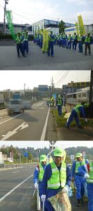 道路に感謝!トラックの日クリーン作戦